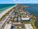 Beachfront property, showcasing the home's location and surrounding area at 106 9Th S St, Bradenton Beach, FL 34217