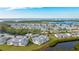 Aerial showing community near the water with various housing options at 1109 Edgewater Cir # 1109, Bradenton, FL 34209