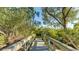 Wooden boardwalk leads to waterfront at 1109 Edgewater Cir # 1109, Bradenton, FL 34209