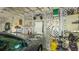 Organized garage with storage and shelving at 1109 Edgewater Cir # 1109, Bradenton, FL 34209