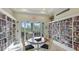 Community library with ample seating and bookshelves at 1109 Edgewater Cir # 1109, Bradenton, FL 34209