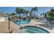 Community pool and spa with plenty of seating at 1109 Edgewater Cir # 1109, Bradenton, FL 34209