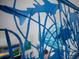 Custom metal railing with ocean-themed details at 112 Mangrove Ave, Anna Maria, FL 34216