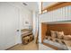 Charming bedroom with built-in bunk beds and window seat at 116 8Th Street S, Bradenton Beach, FL 34217