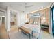 Bedroom with ensuite bathroom and stylish decor at 116 8Th Street S, Bradenton Beach, FL 34217