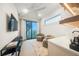 Cozy lounge area with water views and kitchenette at 116 8Th Street S, Bradenton Beach, FL 34217