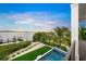 Private pool and backyard with stunning water views at 116 8Th Street S, Bradenton Beach, FL 34217