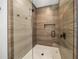 Sleek shower with glass enclosure and modern fixtures at 116 8Th Street S, Bradenton Beach, FL 34217