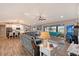 Open living space with water views, fireplace, and comfortable seating at 128 Sinclair Se St, Port Charlotte, FL 33952