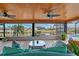 Comfortable screened porch with water views and seating at 128 Sinclair Se St, Port Charlotte, FL 33952