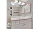 Clean bathroom, white vanity, quartz countertop at 144 Wild Palm Dr, Bradenton, FL 34210