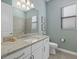 Small bathroom with single vanity and toilet at 16203 Tradewind Ter, Lakewood Ranch, FL 34211