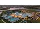 Resort-style pool, tennis courts, and clubhouse at 16203 Tradewind Ter, Lakewood Ranch, FL 34211