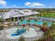 Resort-style pool with a splash pad and expansive deck at 16203 Tradewind Ter, Lakewood Ranch, FL 34211