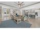 Open concept living area, flows into kitchen and entry at 16203 Tradewind Ter, Lakewood Ranch, FL 34211