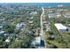 Wide aerial view of property, roads, and surrounding city at 1744 10Th St, Sarasota, FL 34236