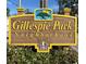 Gillespie Park Neighborhood sign, established in 1925 at 1744 10Th St, Sarasota, FL 34236