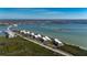Expansive aerial view of waterfront community and surrounding area at 1751 Beach Rd # 404, Englewood, FL 34223
