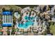 Resort-style pool with surrounding lounge area at 17530 Northwood Pl, Bradenton, FL 34202