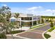 Modern retail building with brick facade and large windows at 21536 Palatka Dr, Venice, FL 34293