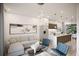 Open floor plan living room and kitchen with modern appliances at 2194 Fruitville Rd, Sarasota, FL 34237
