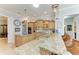 Gourmet kitchen with granite countertops and modern appliances at 22623 Morning Glory Cir, Bradenton, FL 34202