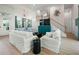 Spacious living room with hardwood floors and comfortable seating at 3015 Avenue E, Holmes Beach, FL 34217