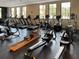 Well-equipped gym with treadmills, rowing machines and more, providing a convenient workout space for residents at 3102 Windrush Bourne # 4, Sarasota, FL 34235