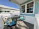 Cozy deck with two chairs and a small table at 3333 26Th E Ave # 1116, Bradenton, FL 34208