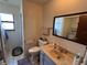 Bathroom features a toilet, sink, and shower/tub combo at 3517 Bahia Vista St, Sarasota, FL 34239