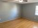 Spacious bedroom with light walls and wood-look floors at 3743 59Th W Ave # 3743, Bradenton, FL 34210