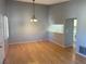 Spacious dining area with light walls and wood-look floors at 3743 59Th W Ave # 3743, Bradenton, FL 34210