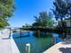 Community boat dock with multiple slips at 3860 Mariners Way # 413, Cortez, FL 34215