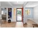 Bright entryway with view of the backyard and patio at 3860 Mariners Way # 413, Cortez, FL 34215