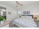 Comfortable bedroom with a king-size bed and en-suite bathroom access at 395 Aruba Cir # 302, Bradenton, FL 34209