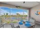 Enjoy sunset views from this screened lanai at 395 Aruba Cir # 302, Bradenton, FL 34209