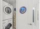 Laundry room with washer, dryer, and storage at 395 Aruba Cir # 302, Bradenton, FL 34209