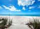 White sand beach with ocean view at 409 Casey Key Rd, Nokomis, FL 34275