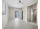 Laundry room with backyard access and additional storage at 409 Casey Key Rd, Nokomis, FL 34275