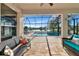 Screened pool and patio overlooking lake at 4111 Hemingway Dr, Venice, FL 34293