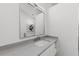 Modern bathroom vanity with sleek sink and floating cabinets at 4214 Palacio Dr, Sarasota, FL 34238