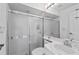 Simple bathroom with shower and vanity at 4214 Palacio Dr, Sarasota, FL 34238