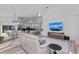 Spacious living area with vaulted ceilings and open floor plan at 4214 Palacio Dr, Sarasota, FL 34238