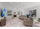 Relaxing living room with plush seating and fireplace at 4214 Palacio Dr, Sarasota, FL 34238