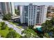 High-rise building with pool and parking at 435 S Gulfstream Ave # 604, Sarasota, FL 34236
