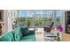 Comfortable living room with floor-to-ceiling windows offering beautiful city views at 435 S Gulfstream Ave # 604, Sarasota, FL 34236