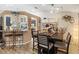 Charming dining room with a dark wood table and six chairs at 4440 Sanibel Way, Bradenton, FL 34203
