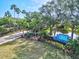 Community entrance with landscaping and signage at 4440 Sanibel Way, Bradenton, FL 34203