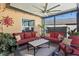 Spacious covered patio perfect for relaxing and entertaining at 4440 Sanibel Way, Bradenton, FL 34203