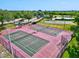 Two tennis courts and pickleball courts at 4440 Sanibel Way, Bradenton, FL 34203